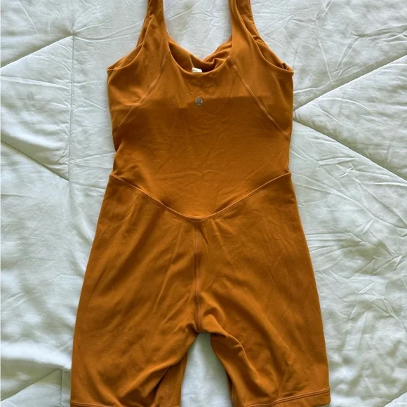 Align Bodysuit in Orange by Lululemon - Picture 2 of 4